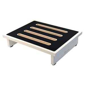 StrongTek 3.5" One Step Stool for Adults, Sturdy Wooden Riser with Non-Slip Rubber Top, 440 lb Capacity, No Assembly Required, Portable for Kitchen, Bathroom, Bedside, Kids & Seniors