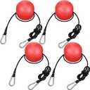 WinnerWhy 4 Pcs Anchor Buoy Float 51'' Pool Float Anchor Marker Buoy High Visibility for Pool Fishing Boat Drift Anchors