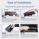 TN760 Toner 2 Pack Compatible Toner for Brother TN-730/TN-760 TN760 TN730 Work with Brother MFC-L2710DW MFC-L2750DW HL-L2395DW HL-L2370DW DCP-L2550DW HL-L2390DW Printer, TN-760/TN-730