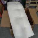 Wedge Headboard Pillow - Bed Wedge Pillow for Headboard Triangular Headboard Pillow -Large Bolster Pillow for Sitting in Bed Backrest Positioning Support (Beige,54x8x20 Inches)