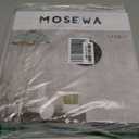 Mosewa 12 Inch Black Wall Clock Battery Operated Silent Non Ticking Modern Simple Minimalist Decorative for Kitchen Bedroom Home Office Bathroom Living Room