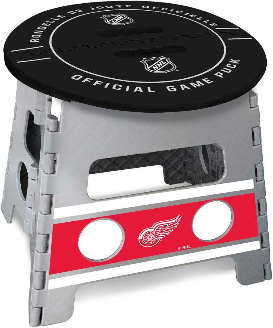 FANMATS NHL Unisex-Adult Folding Step Stool (One Sized, Black)