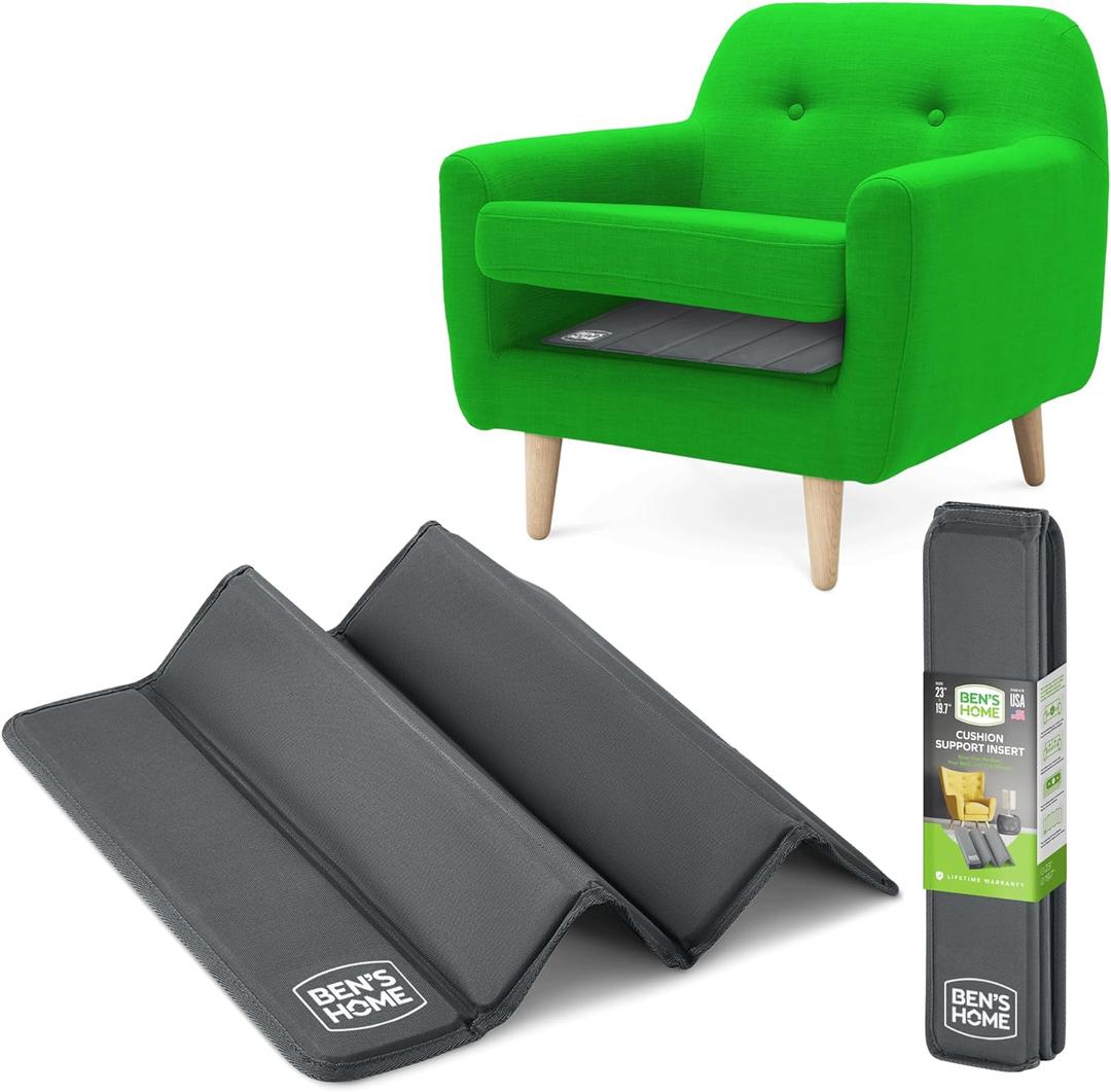 BEN'SHOME Heavy Duty Chair Cushion Support Board for Sagging Armchairs | Fits 20"-23" Recliners, 19.7" Deep | Protects Your Back from Sinking Seats | 0.5" Solid Wood, 400 LBS, Lifetime Replacement