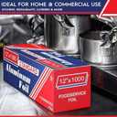 Generic 12""x1000 Standard Aluminum Foil Roll, Silver