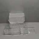 Acrylic Clear Make up Organizers And Storage for Vanity,Bathroom Skincare Organizer With 12 Drawer for Dresser,Plastic Desk Accessories Organization,Cosmetic Organizer Countertop for Beauty,Skin Care (12 Drawers-Set of 4)