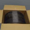 FOCUSLINE 100 Count 10 Inch Clear and Gold Plastic Plates, Disposable Heavy Duty Clear Plates with Gold Rim, Premium Hard Plastic Plate Fancy Disposable Dinner Plate for Wedding Parties