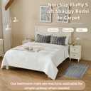 3D Bubble Mat Faux Fur Floor Mat Area Rug 700GSM Super Soft Plush Fluffy Fur Rugs for Hallway Nursery Rugs Home Dcor Rectangle-Grey,4 * 6ft