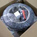 TIKI Patio Fire Pit Bundle  25-Inch Smokeless Wood Burning Outdoor Fire Pit for Backyard, Patio, Deck & Garden with Removable Ash Pan, Stand & Weather-Resistant Cover  Modern Black Stainless Steel