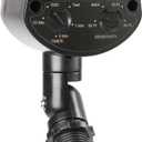 Motion Sensor, 180-Degree Replacement Motion Detector, Adjustable Time & Detection Sensitiity Up to 60 Feet Range, 3 Working Modes Pir Motion Sensor for Security Floodlight, Black, UL Listed