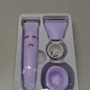 Ufree Bikini Trimmer Electric Razors for Women, Rechargeable Pubic Body Hair Trimmer Electric Shaver for Legs Body Hair, Bikini Shaver IPX7 Waterproof, Gifts for Women, Purple