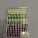 KEYYOU Fairy Lash Clusters 144Pcs D Curl Manga Lash Extension Eyelash Extension Wispy Natural Invisible Band Lash with Waterproof DIY Lash Extension at Home(Fairy-D-8-18MIX)