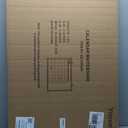 Comix Dry Erase Calendar Whiteboard Corkboard Combo, 37 * 24 inch Monthly Calendar and Bulletin Board Combination for Wall, Aluminum Frame Planner with Dry Erase Markers, Magnets, Push Pins