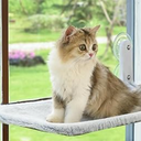 Foldable Cat Window Perch, Grey