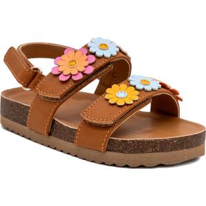 Kids Sandals for Girls 9 Tan