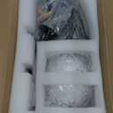 Piepooye Vintage Black Wall Sconce with Glass Globe Shade Mid Century G9 Bulb Wall Light Indoor Wall Lamp for Bathroom Farmhouse Bedroom Living Room Hallway