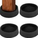 2 x 2 Rubber Caster Cups, Round Non Slip Furniture Pads, Non Skid Furniture Cups, Anti-Slip Gripper Furniture Caster Floor Grip, Anti Skid Leg Coasters Floor Protector for Bed Couch Stoppers(4 Pack)
