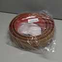 Vinyl Door Threshold Flooring Transition Strip Self Adhesive Carpet Edging Strip for Laminate Doorway Edge Threshold from 1/5" to 2/5" (Smoked Brown Wood Grain, 3.3 Ft)
