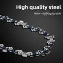 5 Pack 18 Inch Chainsaw Chain 62 Drive Links .050" Gauge, 3/8" Pitch Replacement Chains Compatible with Ryobi, Kobalt, Echo, Poulan, Craftsman and more