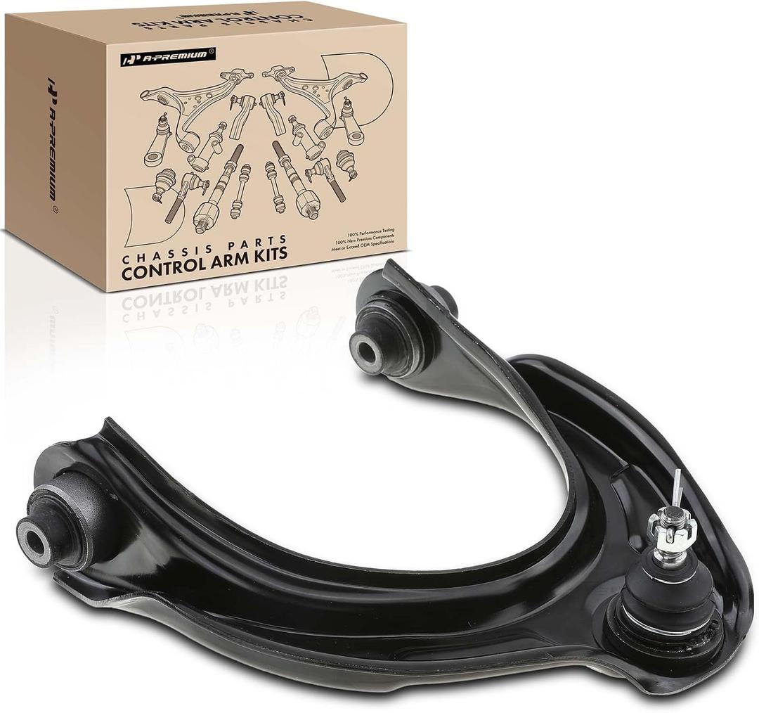 A-Premium Front Right Upper Control Arm, with Ball Joint & Bushing, Compatible with Honda Accord 2008-2012, Acura TSX 2009-2014, TL 2009-2014