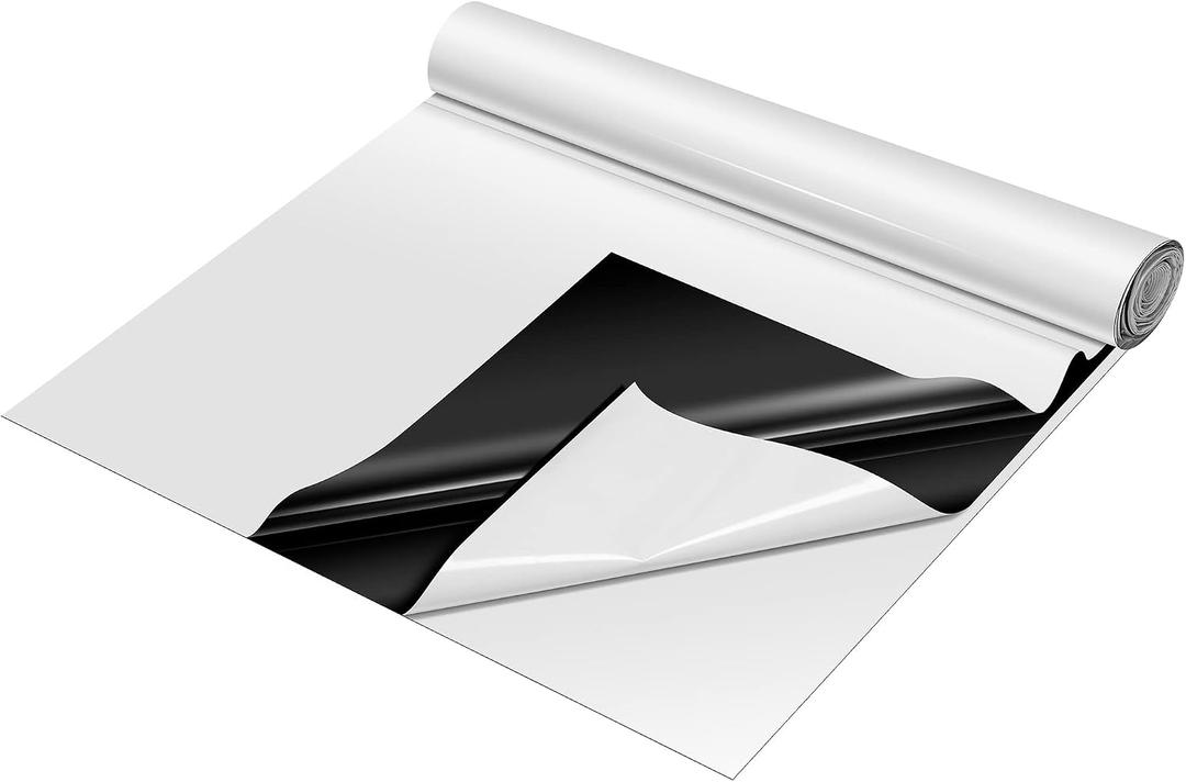 VIVOSUN Black and White Panda Film, 10 x 50 5.5 Mil Poly Film, Blackout Tarp for Warm House