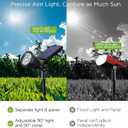 InnoGear Solar Lights Outdoor Waterproof Solar Garden Light for Outside Yard Landscape Lighting Pathway Spot Lights Spotlight Wall Light Auto On/Off, Warm White