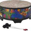 Remo KD-5816-01 Kids Percussion Gathering Drum - Fabric Rain Forest, 16"