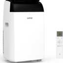 Garvee 14,000 BTU AC Unit, 3-in-1 Portable Air Conditioner with Cooling, Dehumidifier & Fan for Rooms up to 750 sq.ft, Remote Control, Sleep Mode, Timer & Window Kit