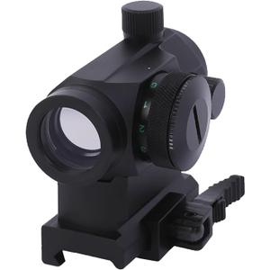 Red Win Otis 1x22 5 MOA Red Dot Scope Cap Adjust 5 Level Red Green Illuminated Scope with Mount Compact Red Dot