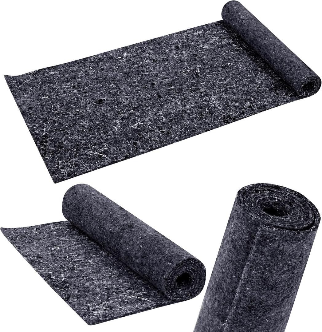 3 Pcs Dishwasher Sound Insulation Roll Cotton Blanket for Walls Pipe Attic Roof, 16 x 48 x 0.2 Inches (Gray)