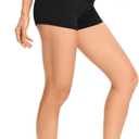 LXNMGO Women's 2"/7" High Waist Yoga Shorts Tummy Control Workout Running Biker Volleyball Shorts for Women with Side Pockets