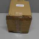 Braxio Indoor Christmas Decorations Resin Gingerbread House with LED Light - Traditional Cottage & Church Christmas Village Collectible Figurines, 5.0 x 5.0 x 8.25 Inch, Pink