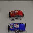 Light-Up Monster Truck Toys (2-Pack)  Push-&-Go Cars with Glowing Wheels  Birthday Gift for Toddlers, Boys & Girls Ages 3+  Durable Friction-Powered Trucks  Batteries Included