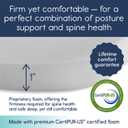 Hiccapop Playard Mattress Pad (38"x26"x1.25"), Playpen Pad, Portable Crib Mattress with Carry Bag, 1.25" Thick