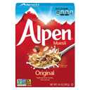 Alpen Original Muesli, Swiss Style Muesli Cereal, Whole Grain, Non-GMO Project Verified, Heart Healthy, Kosher, Vegan, 14 Oz Box
, BBD:OCT 10, 2025