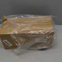 JARELING Fake Flowers with Vase Silk Rose Flowers in Vase Eucalyptus Flowers Arrangement Suitable for Home Office Decoration, Dining Table Centerpiece (RoseWhite)