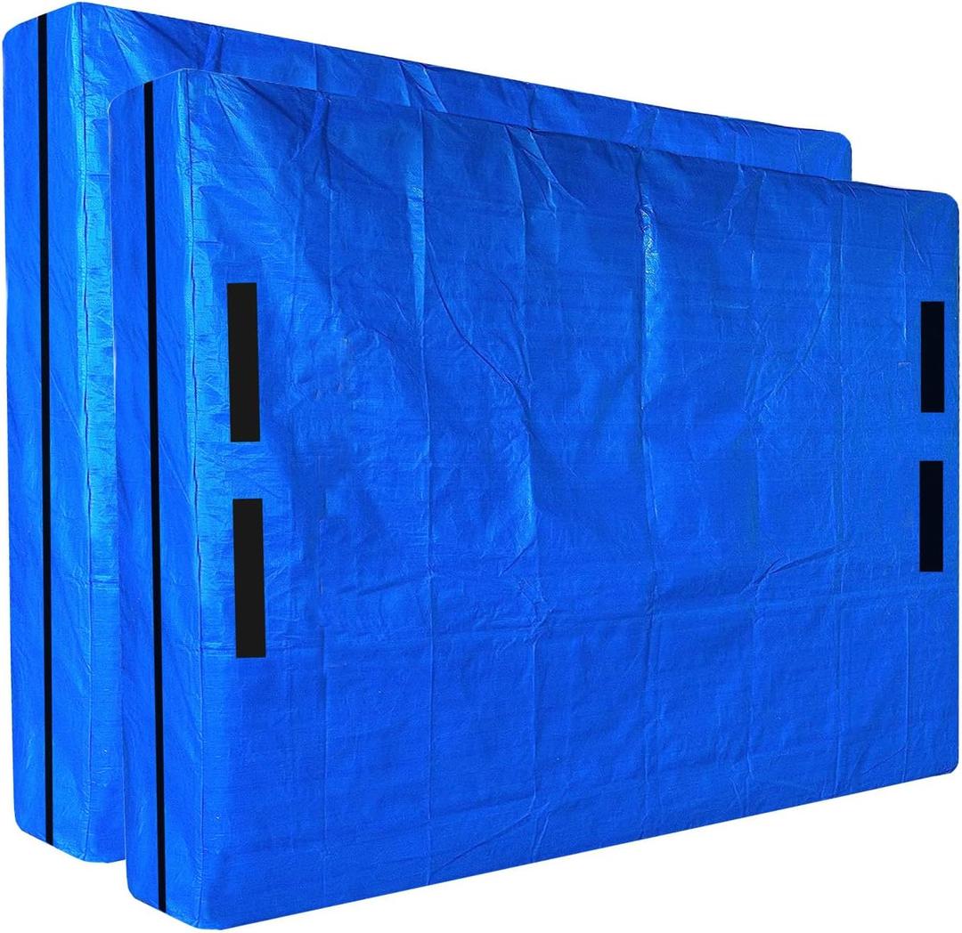 SGPAC Heavy Duty Mattress Bags for Moving and Storage,Extra Thick California King Mattress Storage bag,Mattress Cover for Moving with Reinforced Handles and Zipper,Made of New Material,Pack of 2