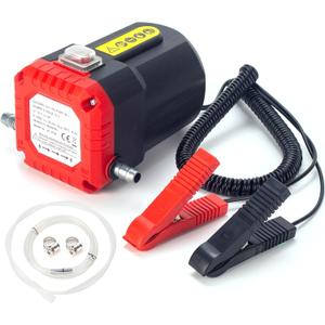 AIGMISON 12V 60W Oil Change Extractor,Oil Diesel Fluid Extractor Pump, Oil Suction Pump With Overload Protection,Car Engine Oil Pump with Hose