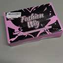 Dark Brown Mixed Blonde Short Wavy Wig for Women Lace Hairline Bob Style Synthetic Heat Resistant - Natural Appearance for Everyday Hairstyle 14 Inch