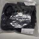 QINSEN Women's Long Sleeve Bodysuit V Neck Body Suits Seamed Cup Going Out Tops Shirt (Black), XS