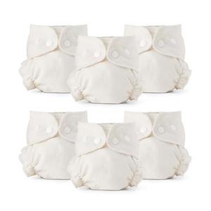 Esembly Cloth Diaper Inner - Organic Cotton Fitted Diaper- Soft, Ultra-Absorbant, Trim-Fitting Layer to Pair with Waterproof Outer for Blowout-Proof Diapering - 6-Pack, Size 1 (7-17lbs) Esembly Cloth Diaper Inner - Organic Cotton Fitted Diaper- Soft, Ultra-Absorbant, Trim-Fitting Layer to Pair with Waterproof Outer for Blowout-Proof Diapering - 6-Pack, Size 1 (7-17lbs)