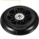 Uxcell Replacement Luggage Wheels 90x24mm Suitcase Wheel Repair Kits Include 2 PU Bearing Wheels & Washers, Wrenches & Axle Screw for Trolley Bag, Inline Skate and Caster Board