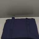 Nook Theory Reusable Insulated Grocery Bag - Leak Proof, X Large Insulated Cooler Bag - Insulated Shopping Bags for Groceries - Travel Cooler Bag for Frozen and Hot Food with Zippered Top (Deep Blue)