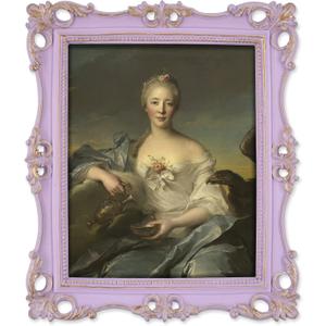 SIMON'S SHOP 8x10 Picture Frame for Wall and Table-top, Vintage Picture Frames 8x10, Rococo Style Lilac Photo Display Vertical or Horizontal