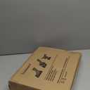 Leermart Adjustable Footrest with Removable Foam Cushion, Under Desk Footrest with Massage Beads for Car, Home, Office Stool, 4-Level Height for Improved Posture Back&Hip Pain Relief(Black Plus)