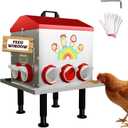 StellarStar 85LB Large Automatic Chicken Feeder with Window