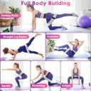 Renoj Resistance Bands for Working Out: 3-Set Professional Exercise Bands for Pilates, Yoga, Home Gym, Booty, Leg Training | Heavy/Medium/Light Fabric Loops for Women Men