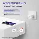 iPhone Charger Fast Charging,[MFi Certified] 2Pack 20W Type C Fast Charger Block with [10FT&6FT] USB C to Lightning Cable Compatible for iPhone 14/13/12/11 Pro Max/Xs Max/XR/X,iPad