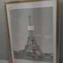 upsimples 18x24 Picture Frame, Display Pictures 16x20 with Mat or 18 x 24 Without, Wall Hanging Poster Frames, Bronze, 1 Pack