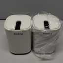 Toilet Brush and Holder Set Toilet Bowl Brush Stainless Steel Automatic Toilet Bowl Cleaner Brush with Durable Bristle Head Toilet Cleaning Brush for Bathroom 2 Pack Set Cream