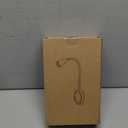 SANKEDOU LED Wall Mount Reading Light, Bedside Reading Lights with Touch Control, 5 Dimmable, USB Output, Night Light & Timers, Flexible Gooseneck Headboard Bed Lights Wall Sconce (Black-2P)